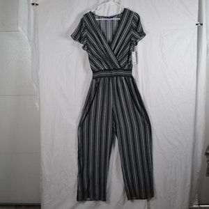 Black/White Womens Jumpsuit